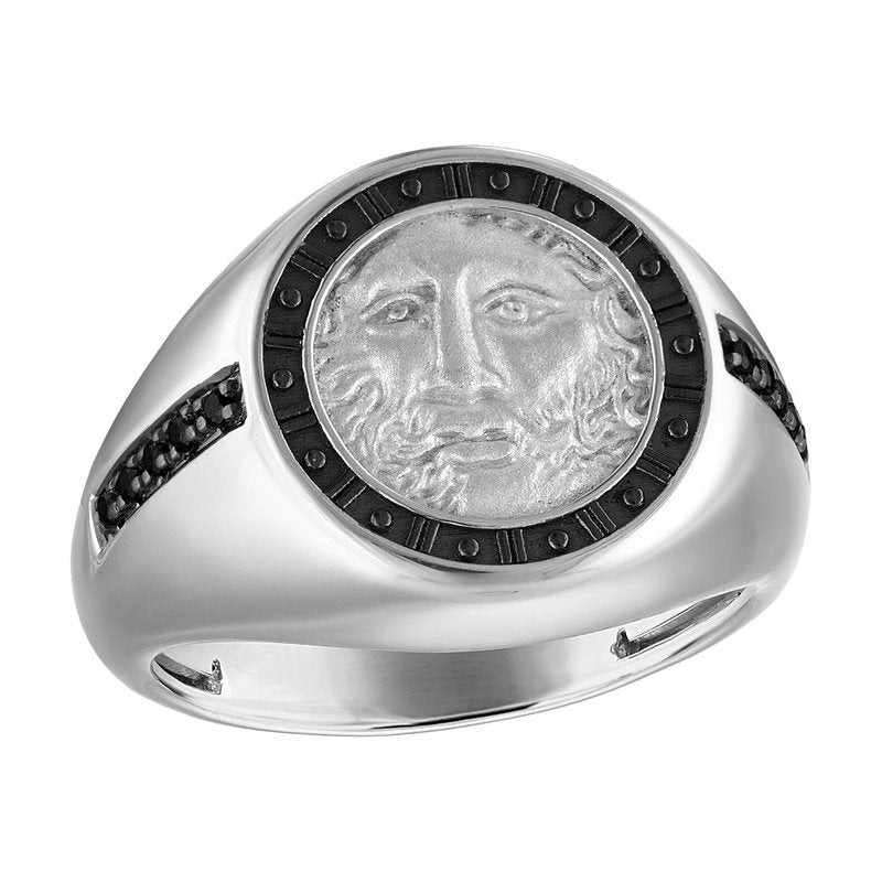 Bulova Sterling Silver 925 Luxury Jewelry Mens Ring