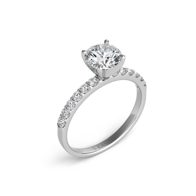 White Gold Engagement Ring