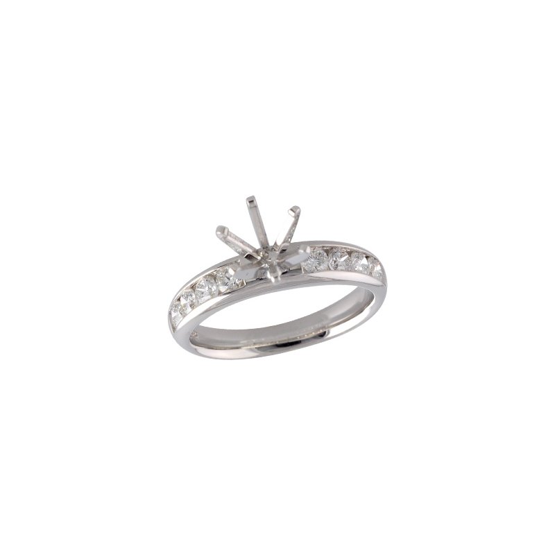 14KT Gold Semi-Mount Engagement Ring