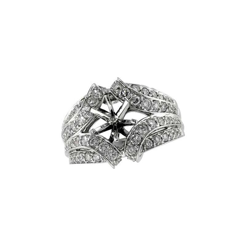 14KT Gold Semi-Mount Engagement Ring