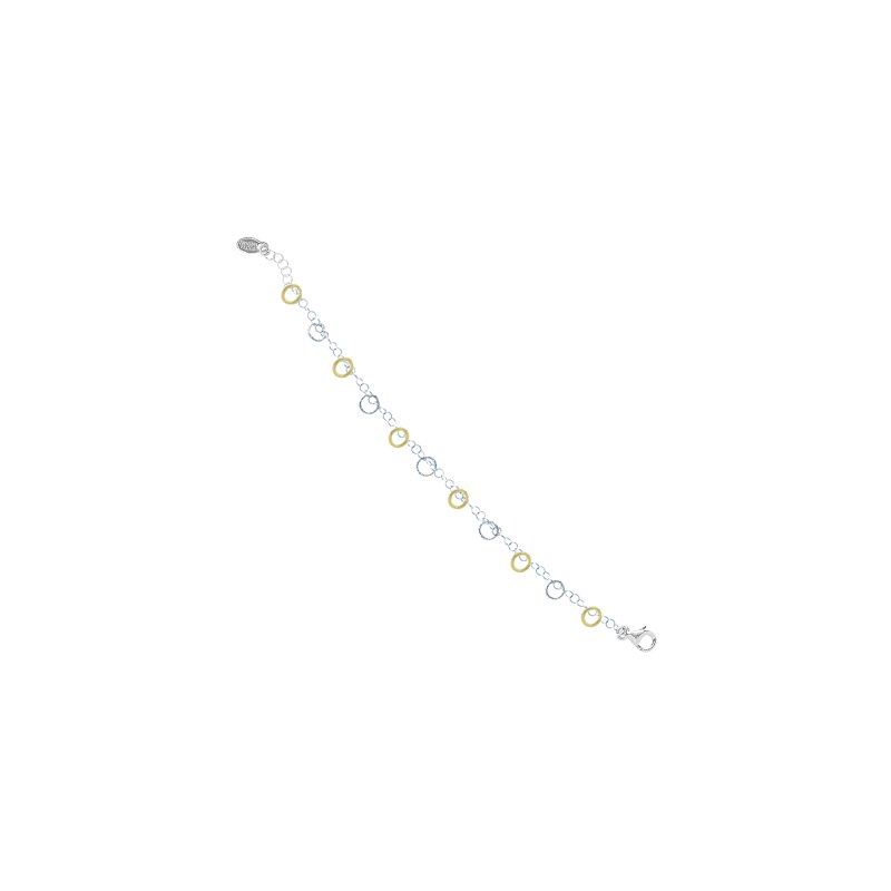 Sterling Silver + Yellow Gold Plated Imagination Bracelet
