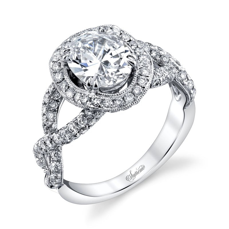 18K White Gold Supreme Engagement Ring