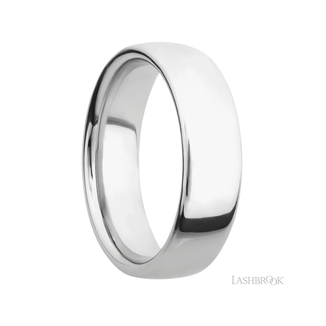 7 mm wide Ultra Comfort (our most comfortable profile) 14K White Gold band.