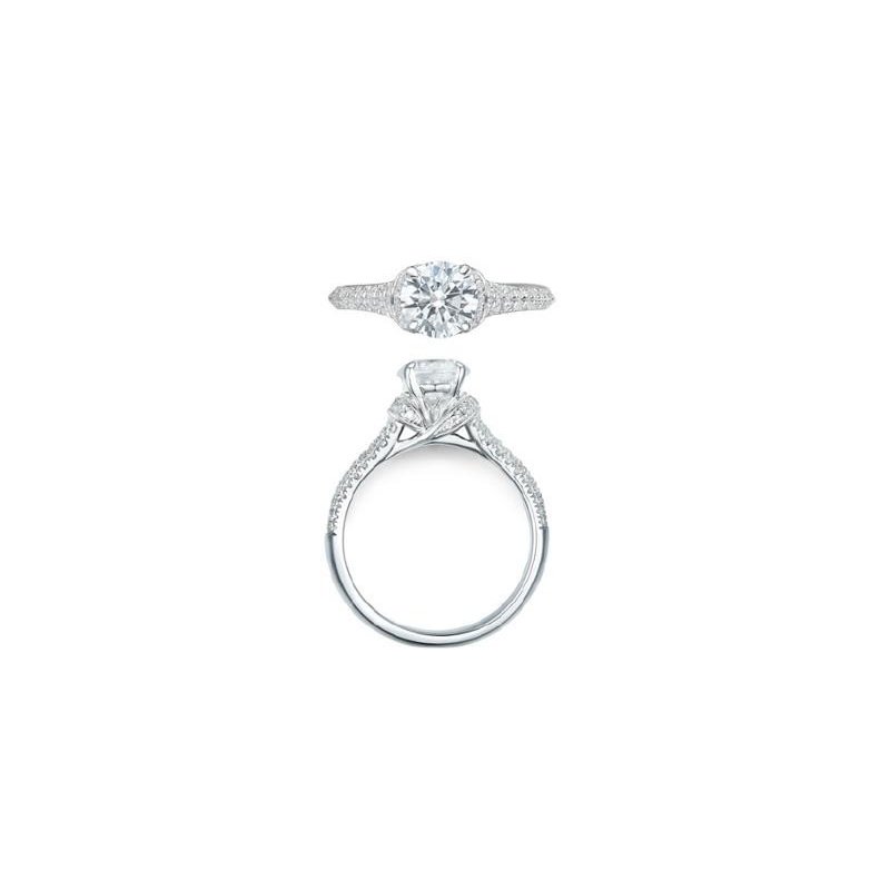 14K White Gold Ostbye Bridal Set