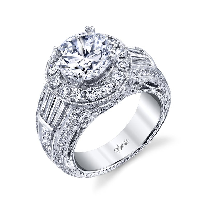 18K White Gold Supreme Engagement Ring