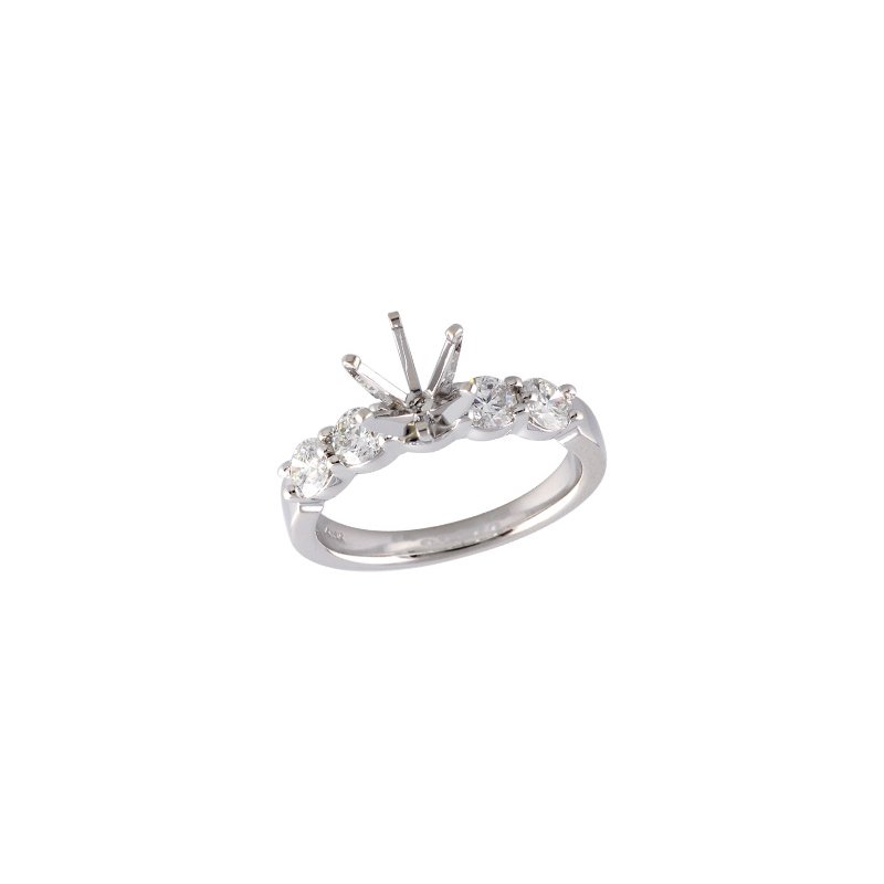 14KT Gold Semi-Mount Engagement Ring