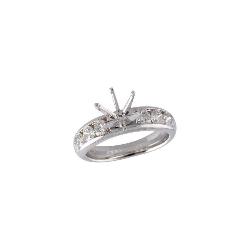 14KT Gold Semi-Mount Engagement Ring