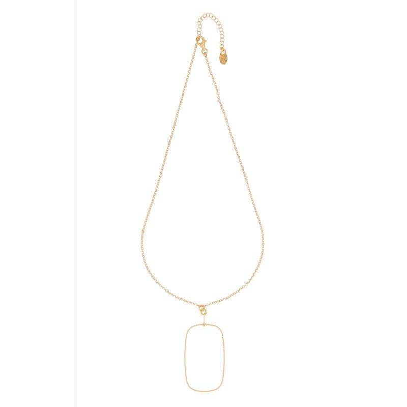 Sterling Silver + Yellow Gold Plated Penelope Necklace
