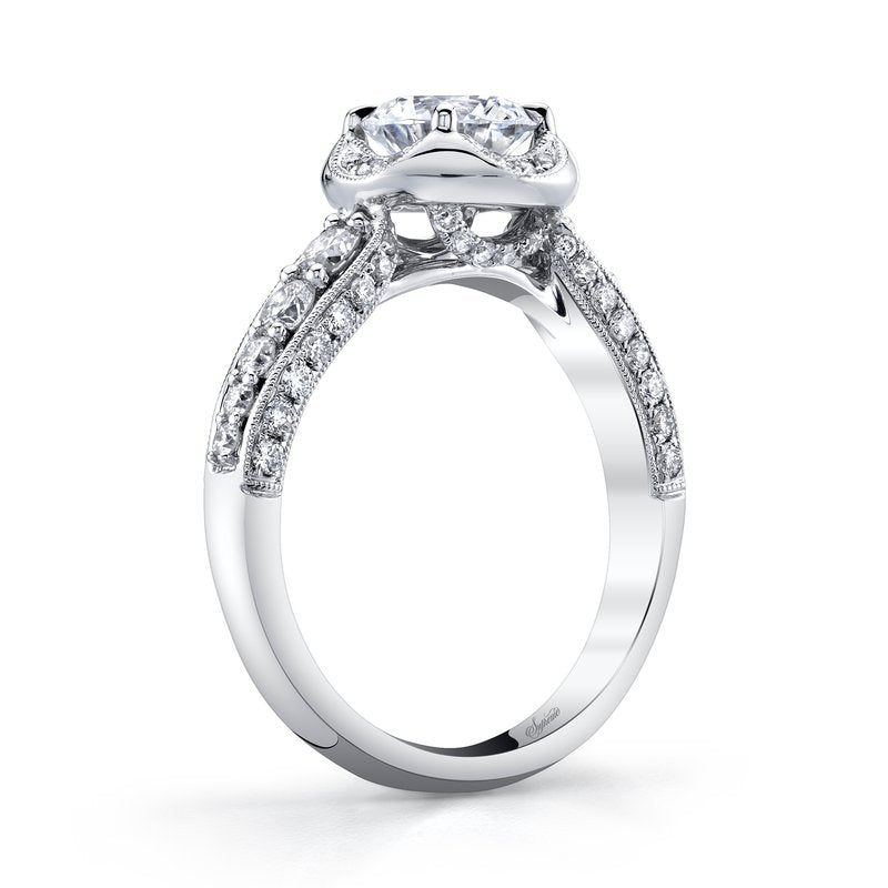 18K White Gold Supreme Engagement Ring