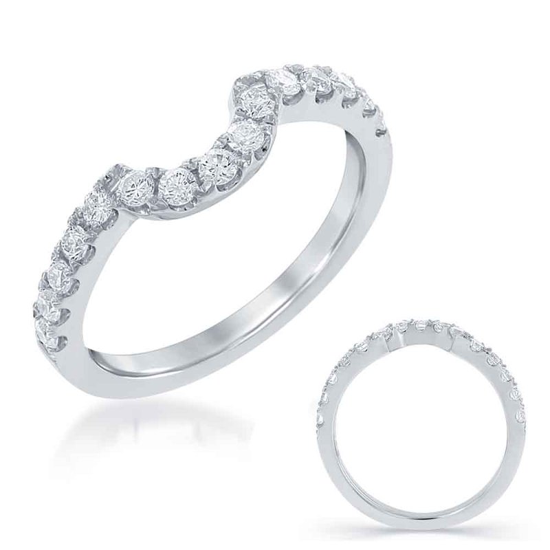 White Gold Wedding Band