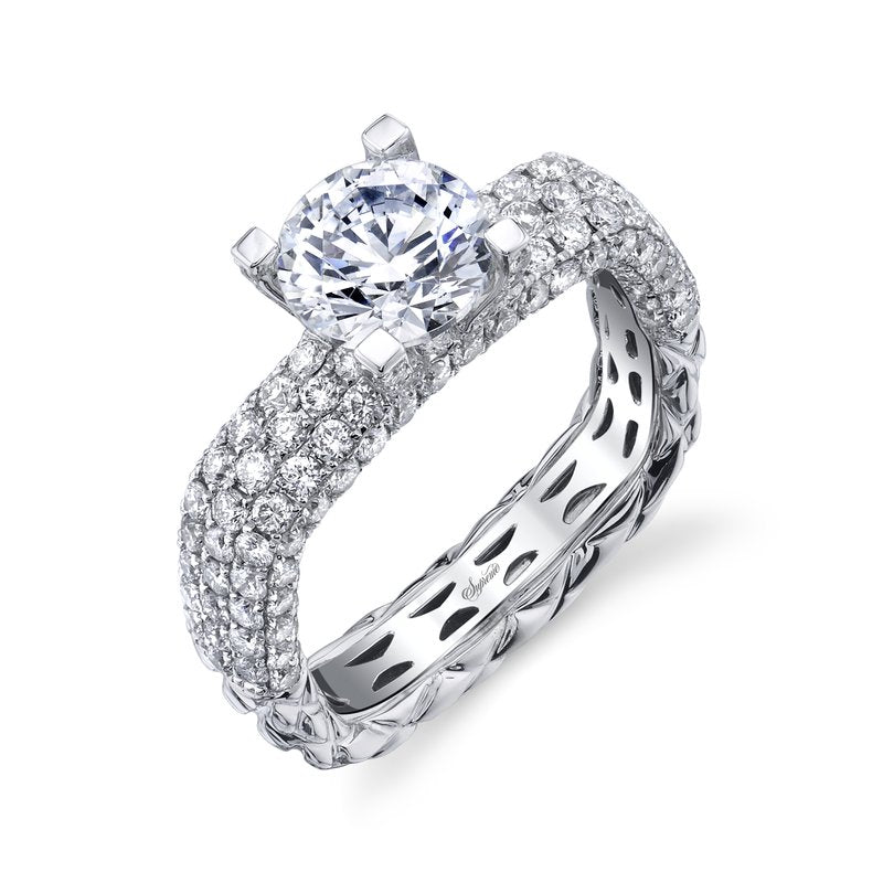 18K White Gold Supreme Engagement Ring