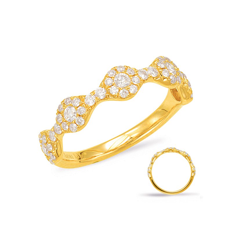 Yellow Gold Diamond Fashion Ring