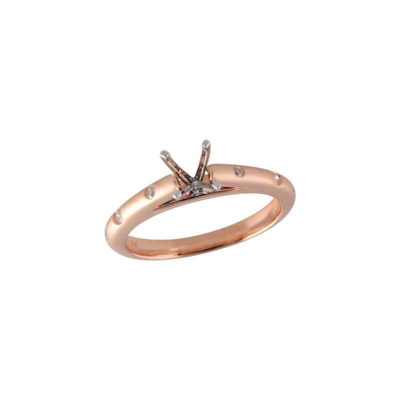 14KT Gold Semi-Mount Engagement Ring