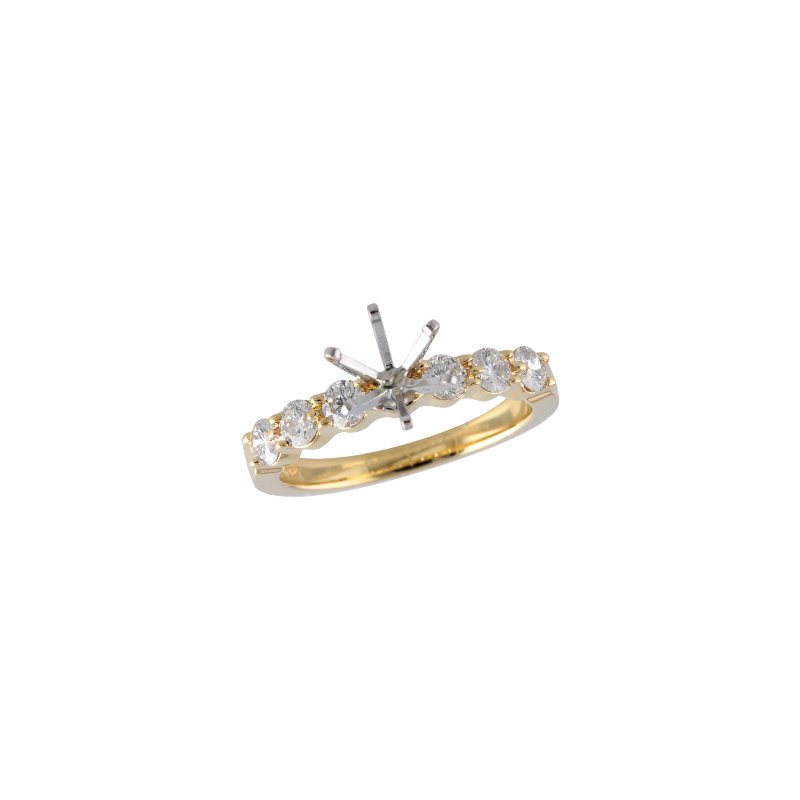 14KT Gold Semi-Mount Engagement Ring