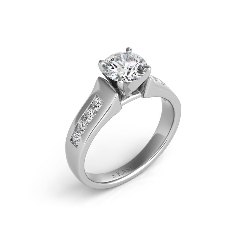 White Gold Engagement Ring