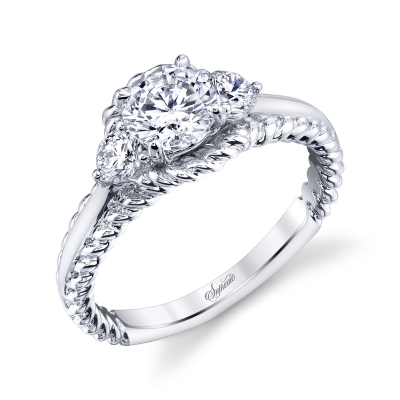 18K White Gold Supreme Engagement Ring