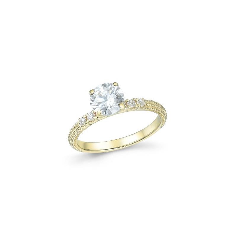 14K Yellow & White Gold Ostbye Bridal Set