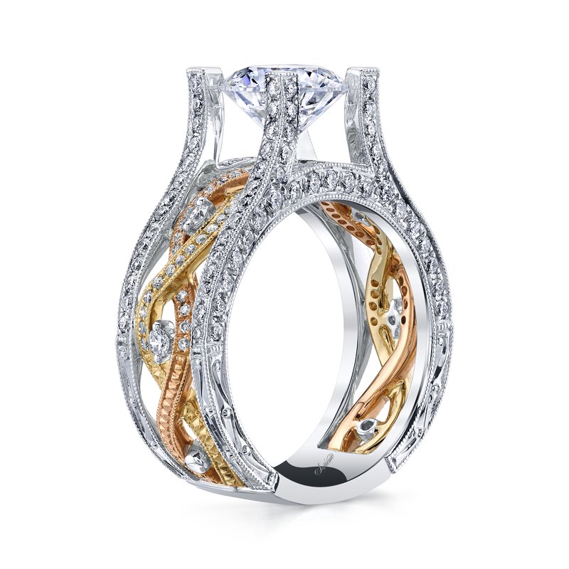 14K White Gold Supreme Engagement Ring