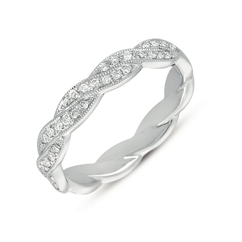 White Gold Matching Band