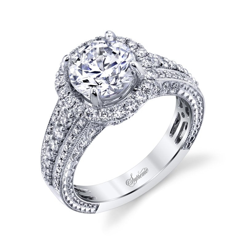 18K White Gold Supreme Engagement Ring