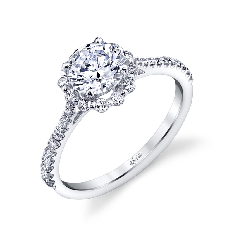 18K White Gold Supreme Engagement Ring