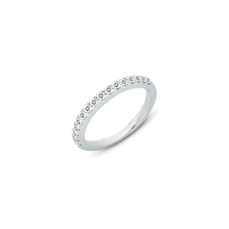 White Gold Matching Band