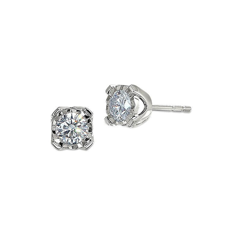 1/3 Ctw. MP Diamond Stud Earrings in 14K Gold