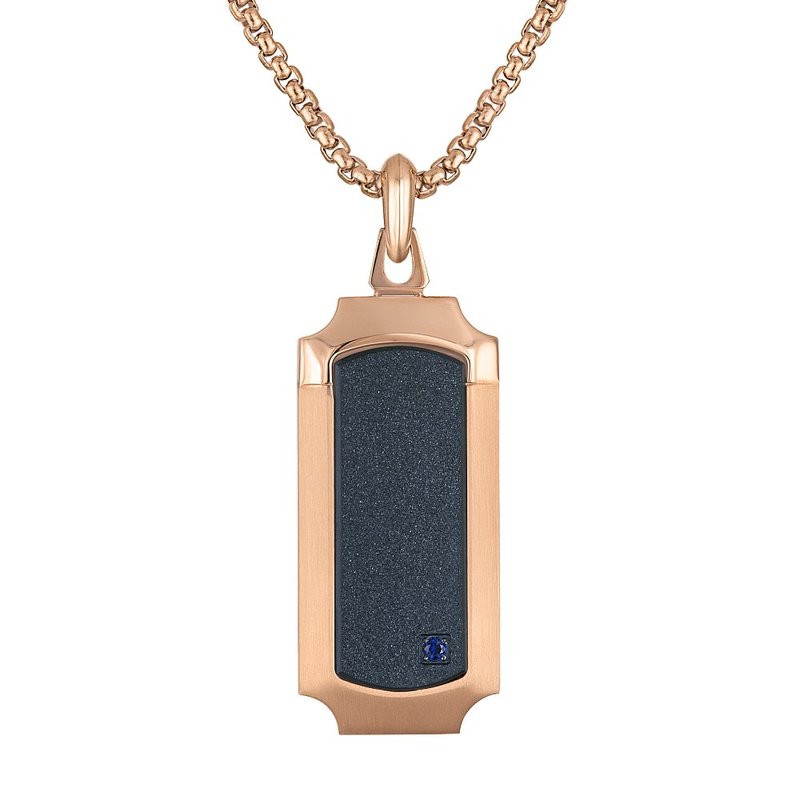 Bulova Stainless Steel Luxury Jewelry Mens Pendant