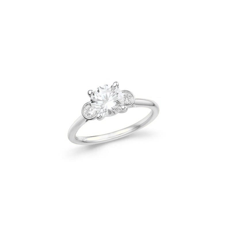 14K Yellow & White Gold Ostbye Bridal Set