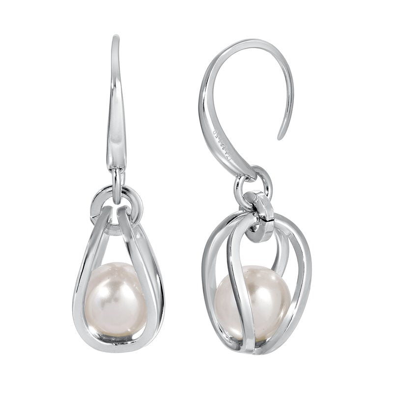 Sterling Silver Freshwater Pearl Earrings