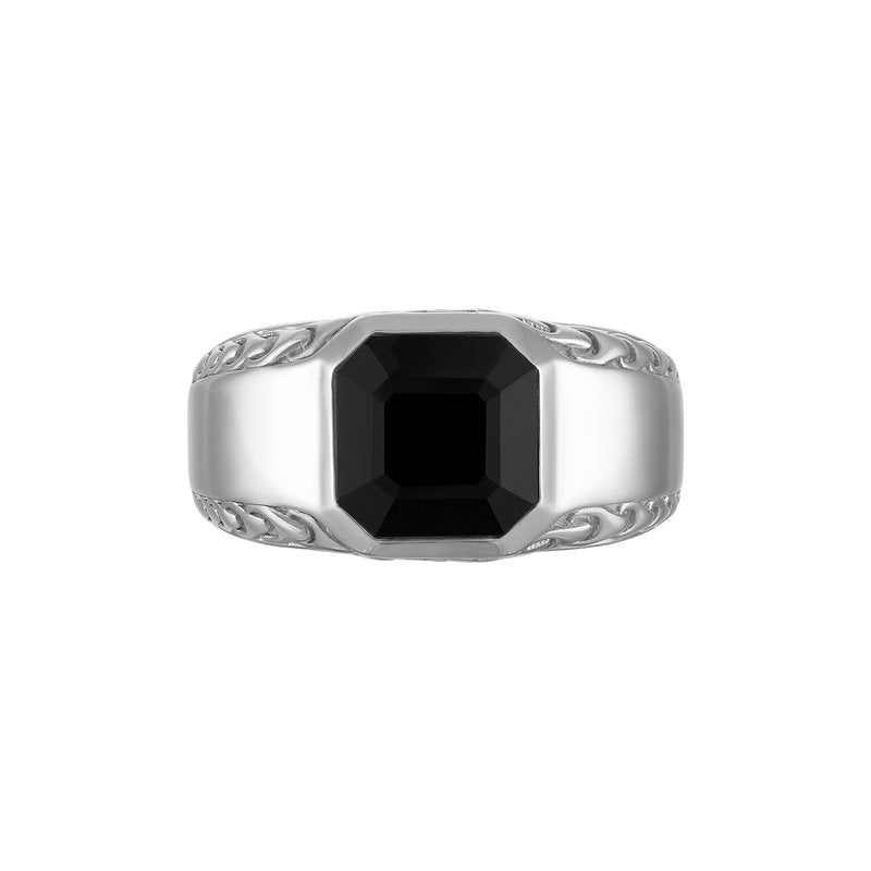 Bulova Sterling Silver 925 Luxury Jewelry Mens Ring