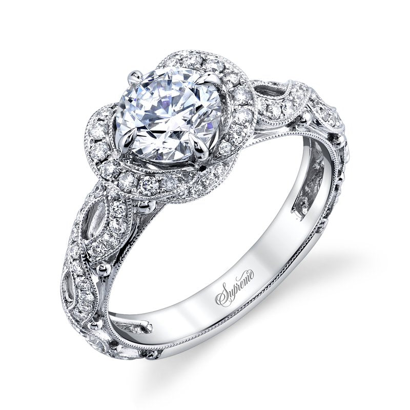 18K White Gold Supreme Engagement Ring
