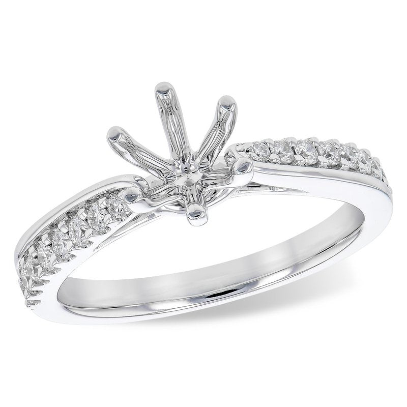 14KT Gold Semi-Mount Engagement Ring