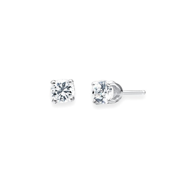 3/4 Ctw. Traditional Diamond Stud Earrings in 14K Gold