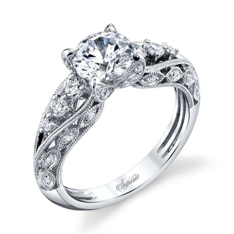 18K White Gold Supreme Engagement Ring