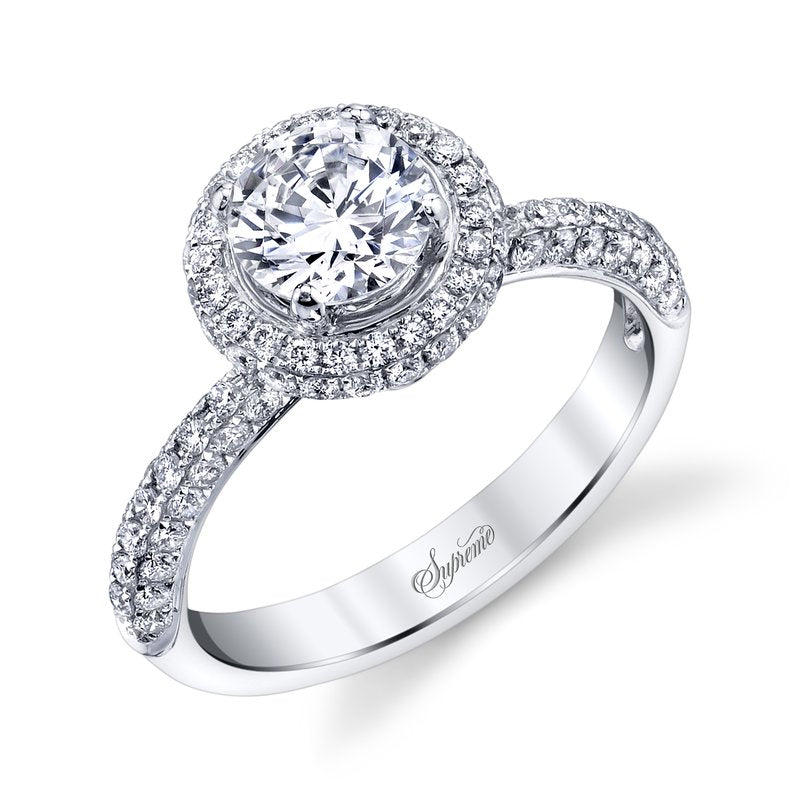18K White Gold Supreme Engagement Ring
