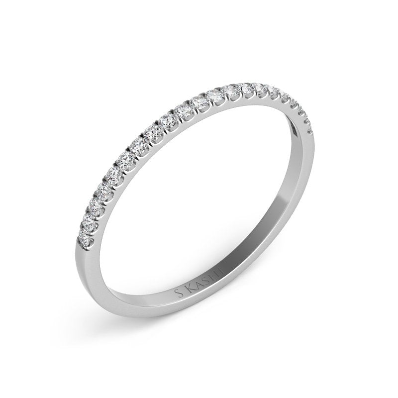 White Gold Matching Band