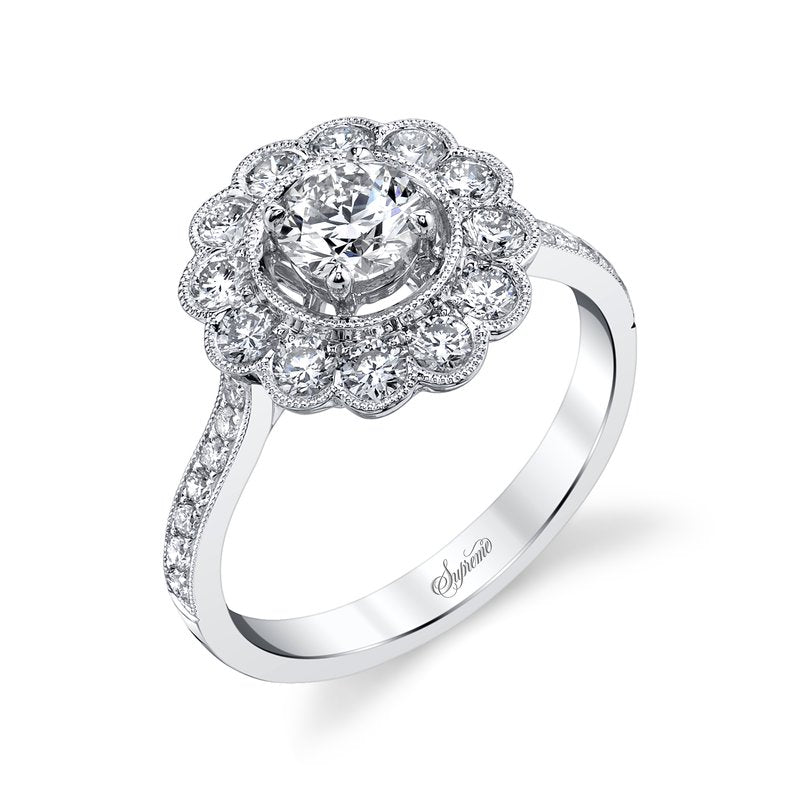 18K White Gold Supreme Engagement Ring