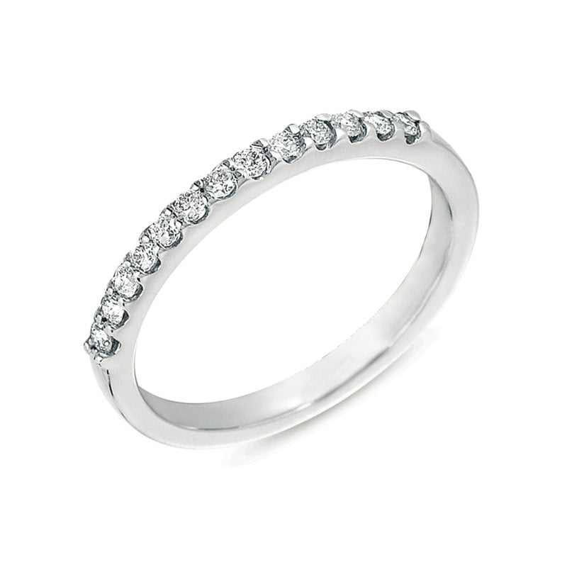White Gold Matching Band