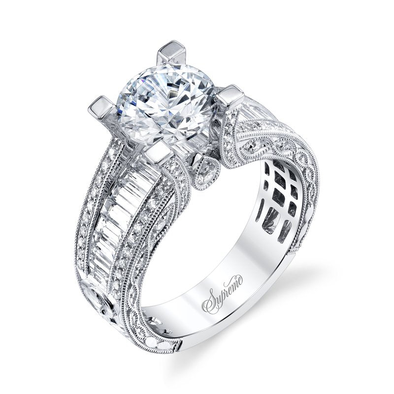 18K White Gold Supreme Engagement Ring