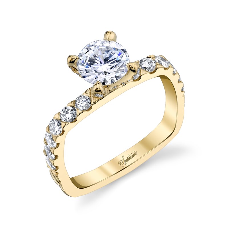 14K Yellow Gold Supreme Engagement Ring