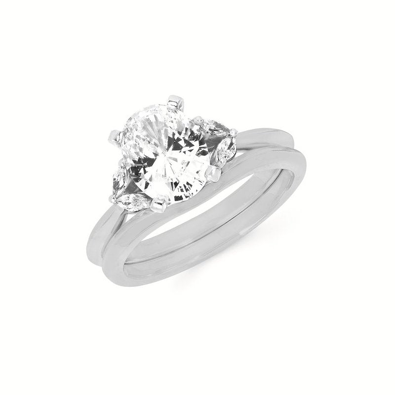 14K Yellow & White Gold Ostbye Bridal Set