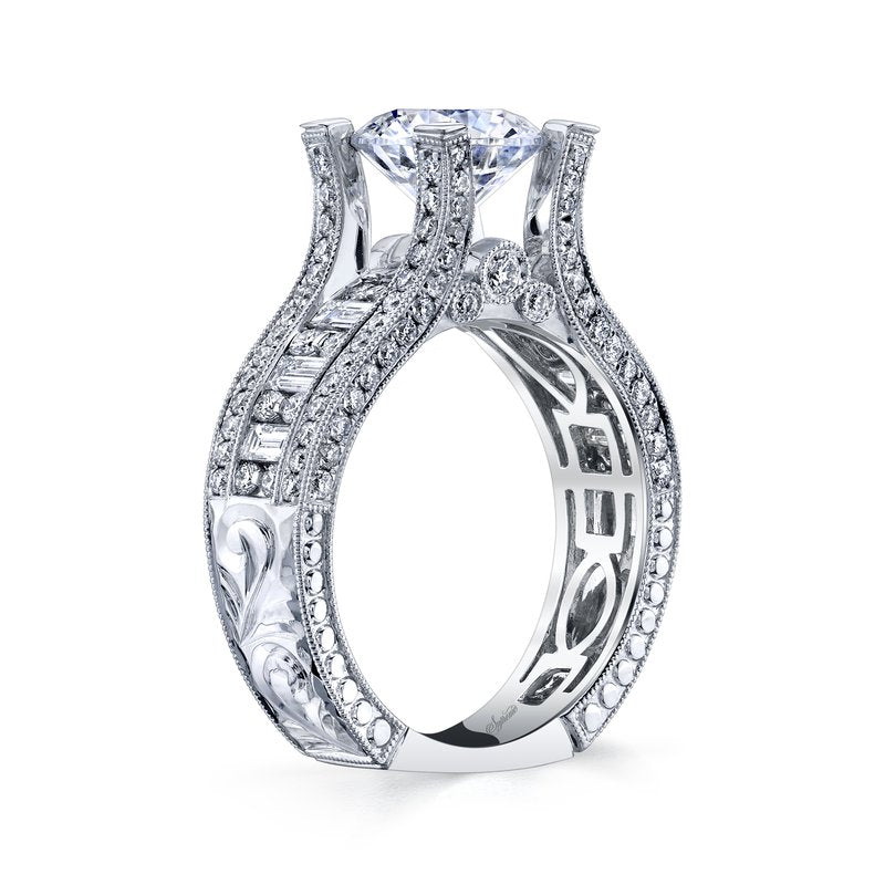 18K White Gold Supreme Engagement Ring
