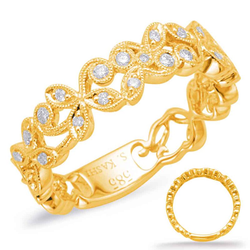 14K Yellow Gold Band