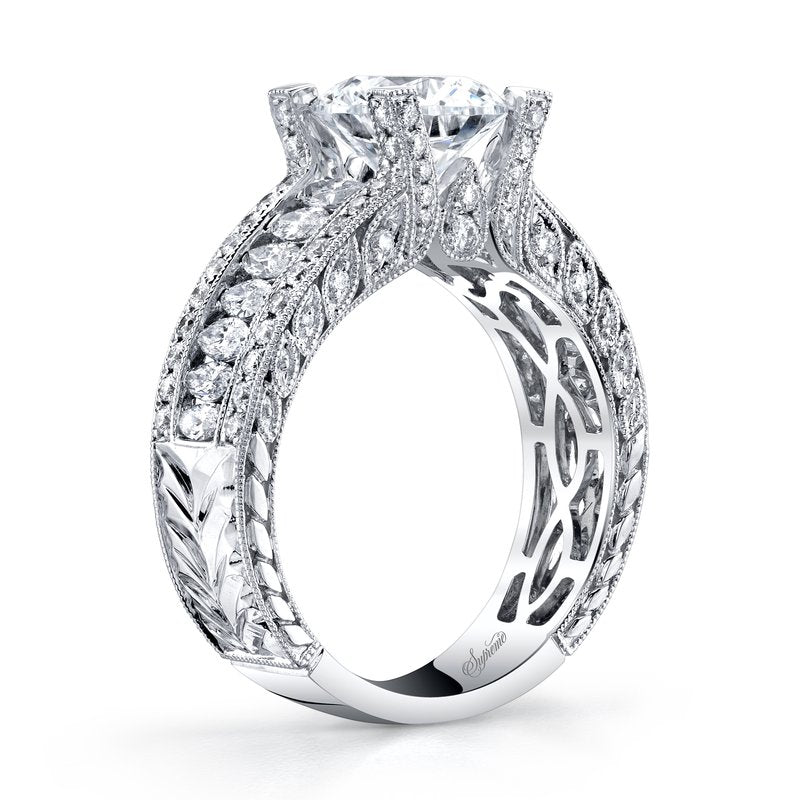 18K White Gold Supreme Engagement Ring