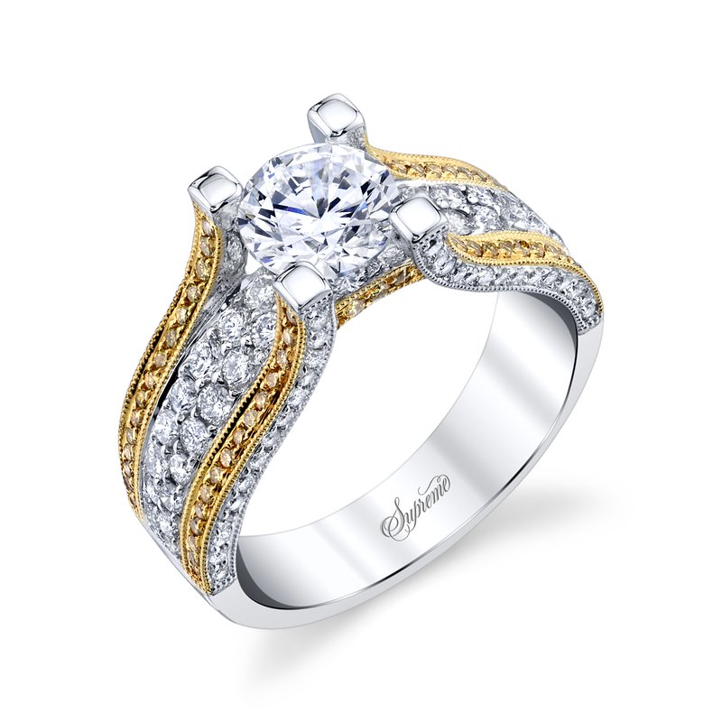 18K White Gold Supreme Engagement Ring
