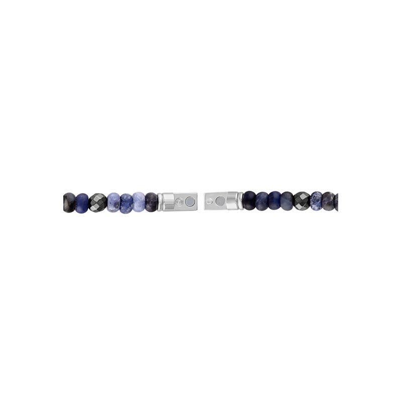 Bulova Sterling Silver 925 Performance Jewelry Mens Bracelet