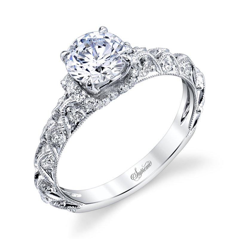 18K White Gold Supreme Engagement Ring