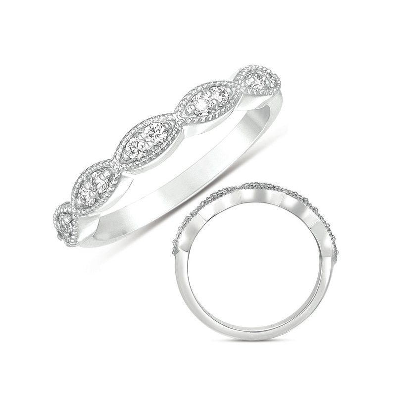 White Gold Matching Band