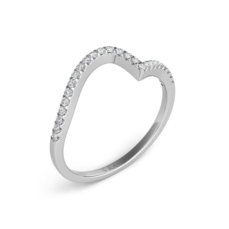White Gold Matching Band